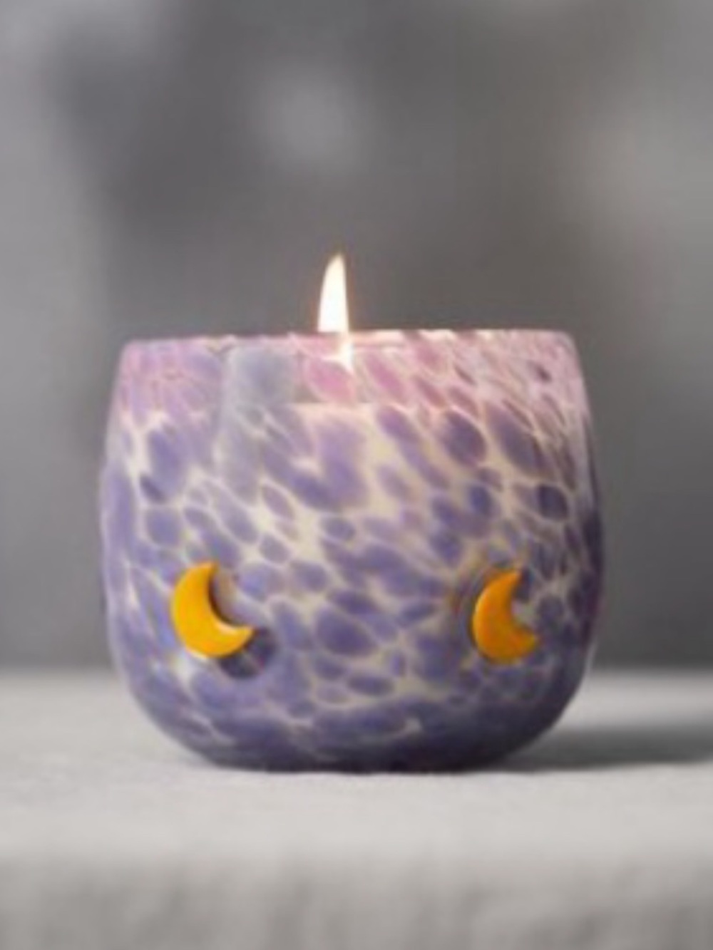 Mystic Confetti Moon Icon Glass‎ Candle